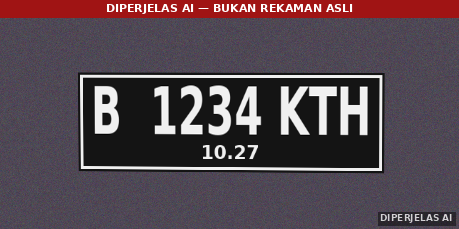 Hasil Penjernihan Plat Nomor